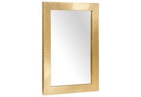 vidaXL Wandspiegel Zwart/Goud - 76% Korting! | 50x70cm