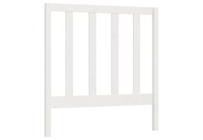 vidaXL Hoofdbord Grenenhout Wit 96x4x100 cm | 37% Korting!
