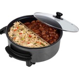 Tristar Elektrische hapjespan 1500W - PZ-9135 - Ø30cm Deksel - Maximale temperatuur 250⁰ C - PFAS-vrij