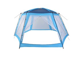 vidaXL Zwembadtent Blauw - 590x520x250 cm | 35% Korting!
