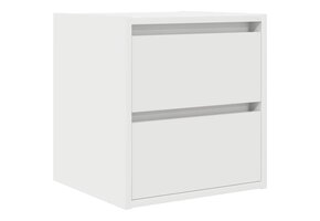 vidaXL Wand Nachtkastje - Wit, 47% Korting