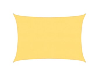 vidaXL Zonnezeil 4x5m HDPE Beige - 47% Korting!