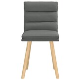 vidaXL Eetkamerstoelen 2 st. Donkergrijs - 47% Korting