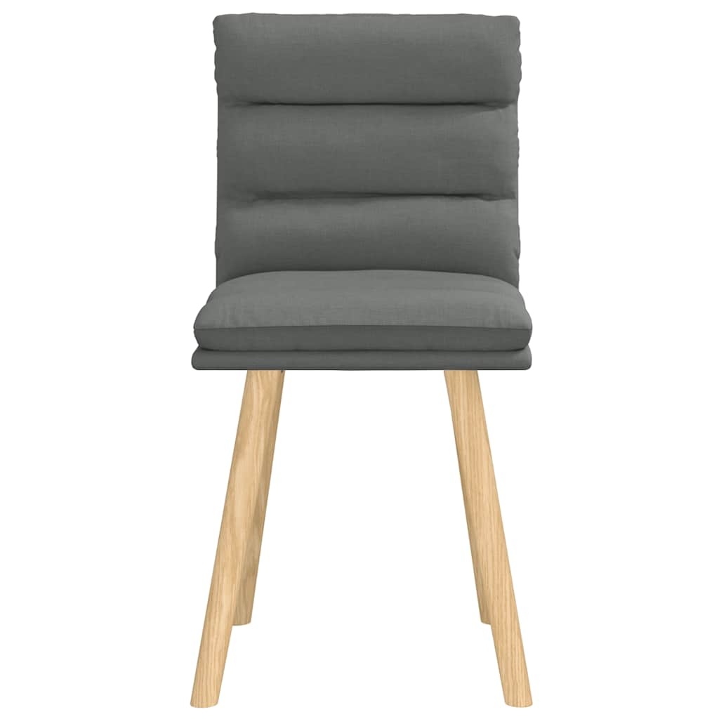 vidaXL Eetkamerstoelen 2 st. Donkergrijs - 47% Korting