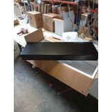 vidaXL Wandschap met Lade - Zwart 80x25x8cm | 55% Korting