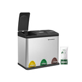 SONGMICS 3-in-1 Pedal Bin 24L - 35% Korting!