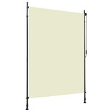 vidaXL Rolgordijn Buiten Crème 150x270 cm - 42% Korting!