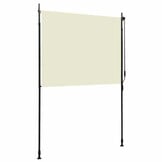 vidaXL Rolgordijn Buiten Crème 150x270 cm - 42% Korting!