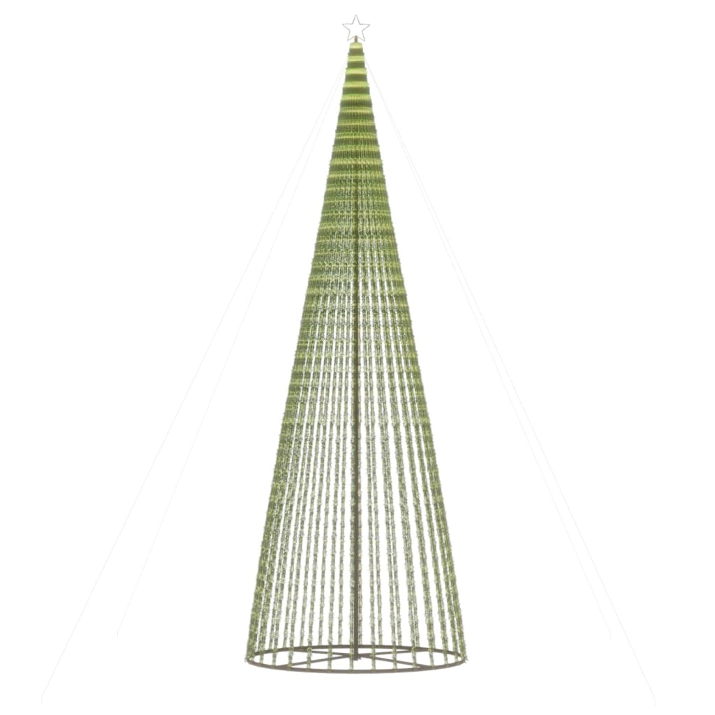 vidaXL LED-kerstboom 500cm, 1544 LEDs, Warm Wit - 53% Korting!
