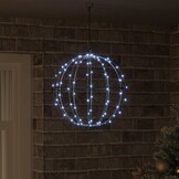 vidaXL Kerstbal 40cm Metaal 120 LED Koudwit - Nu 57% Korting!