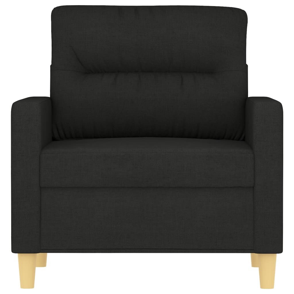 vidaXL Fauteuil 60 cm Stof Zwart - 47% Korting!