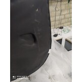 vidaXL Kuipstoel met Voetenbank Fluweel Zwart | Nu met 64% Korting!