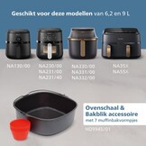 Philips Airfryer Accessoire XL (53% korting) - Ovenschaal & Bakblik met 9 Muffinvormen