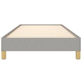vidaXL Bedframe 90x200cm Lichtgrijs - 74% Korting!