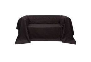 vidaXL Bankhoes Microsuède Bruin (270x350 cm) - 57% Korting!