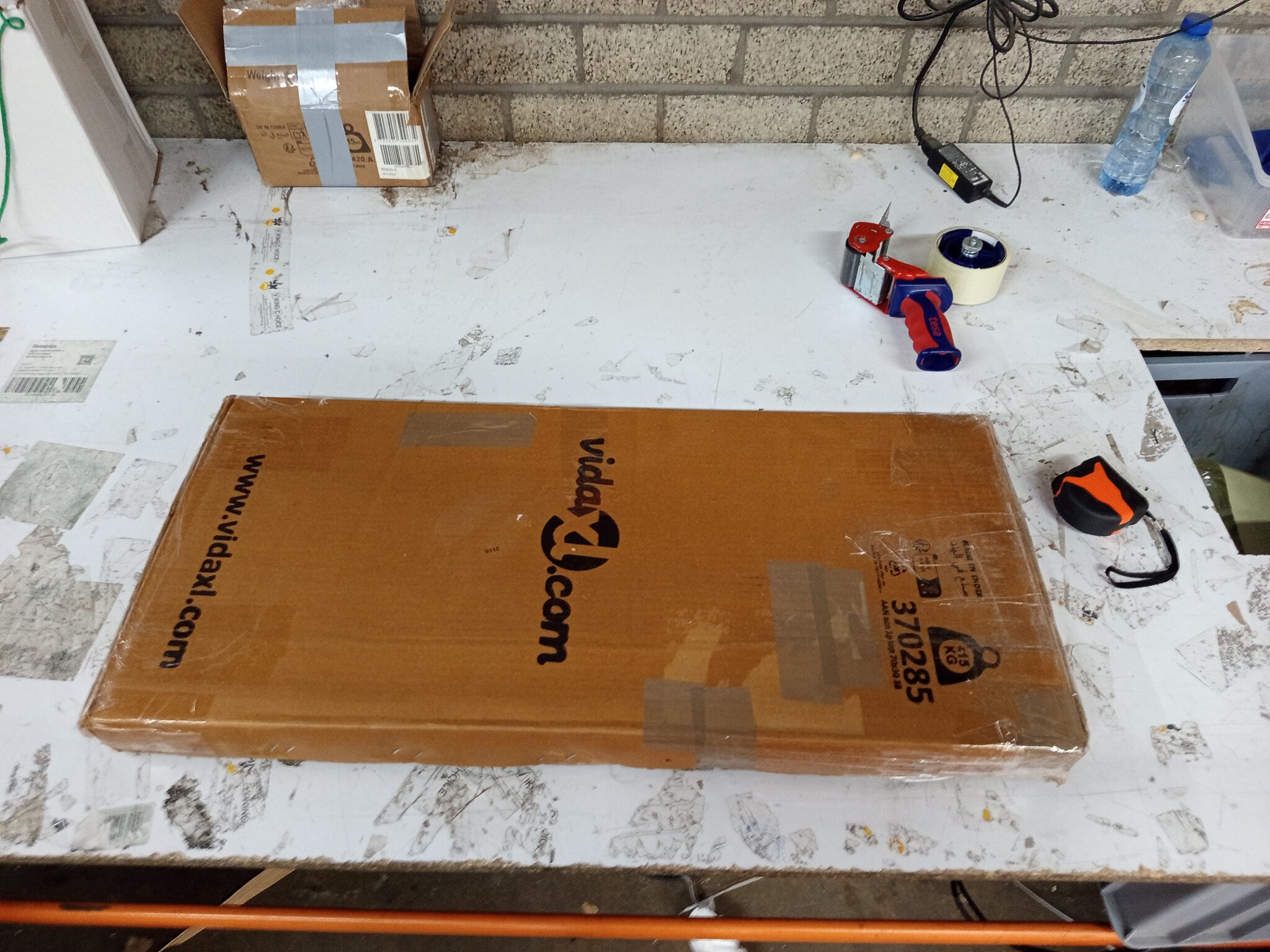 vidaXL Wandschap Acaciahout met Natuurlijke Rand - 55% Korting