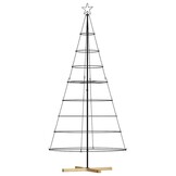vidaXL Kerst Cone Boom Zwart 210cm (62% Korting!)