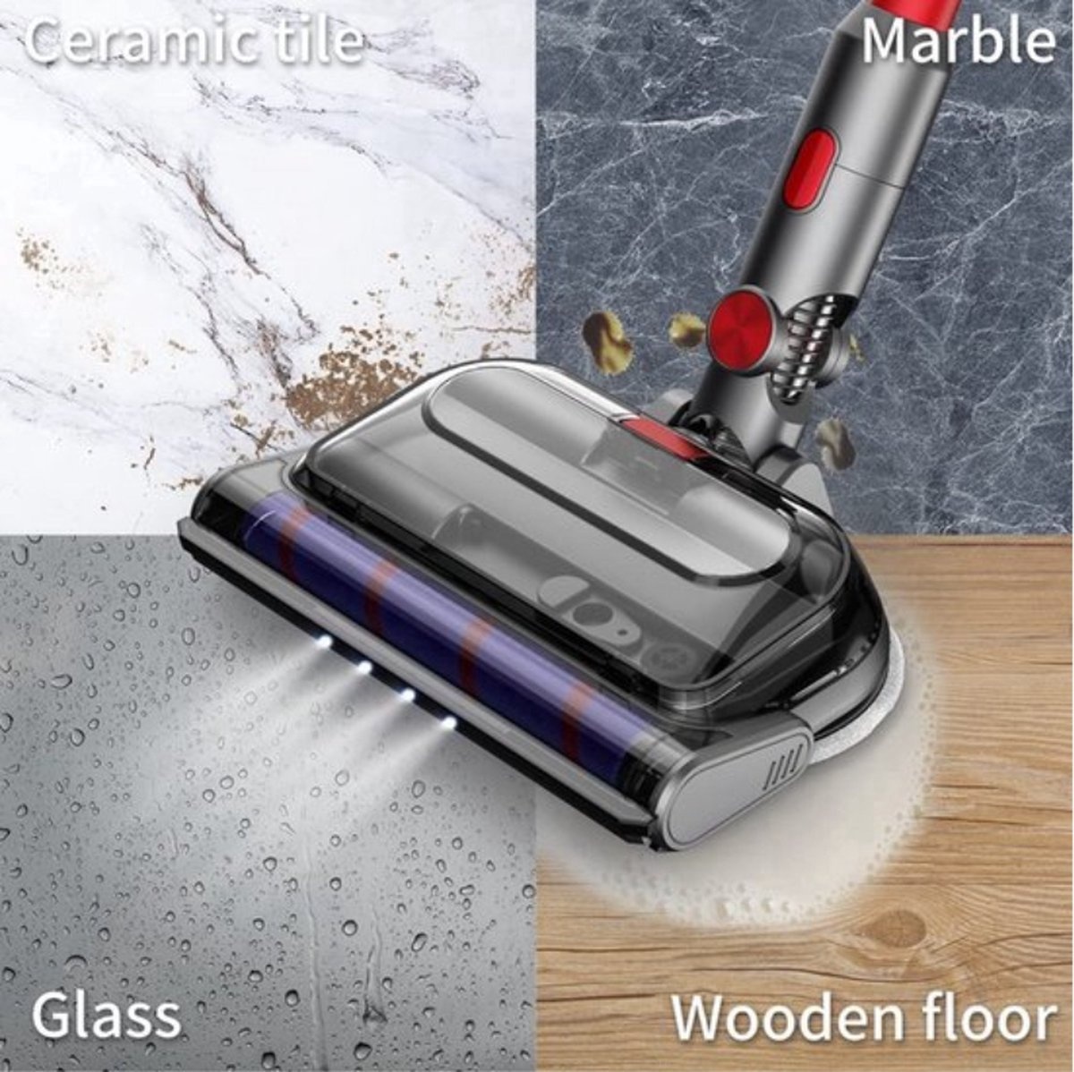 Nifkos Mop Dweil voor Dyson V15/V11/V8/V7 - 35% Korting