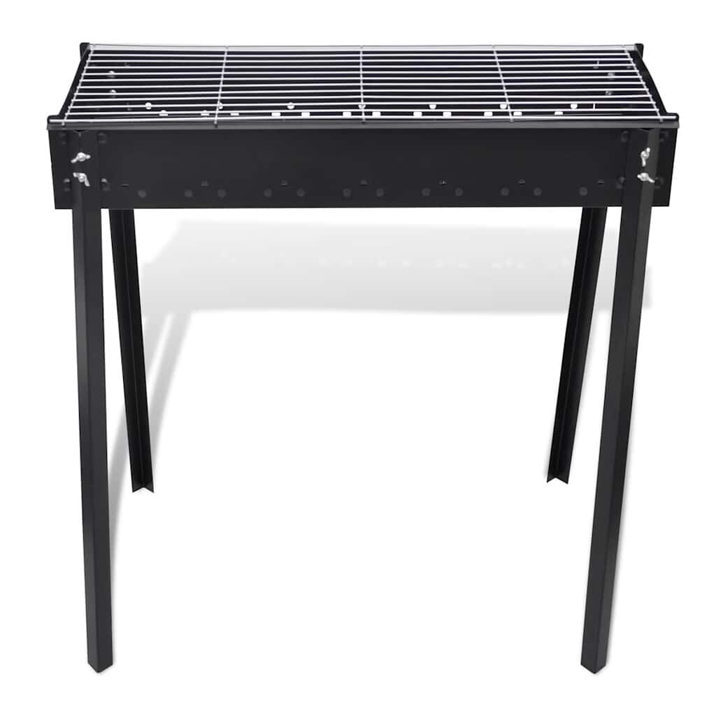 vidaXL Houtskoolbarbecue Staand Vierkant 75x28 cm - 55% Korting