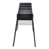 vidaXL Houtskoolbarbecue Staand Vierkant 75x28 cm - 55% Korting