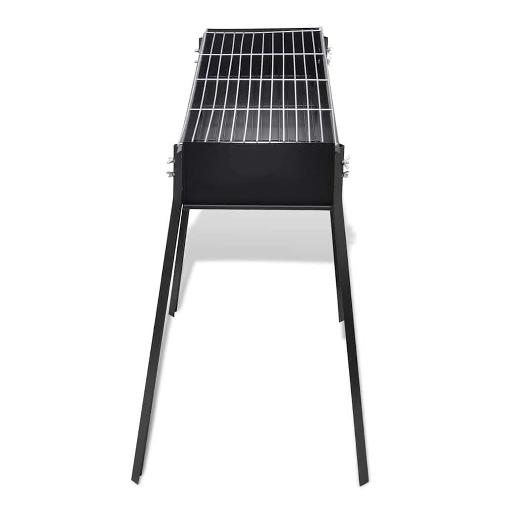 vidaXL Houtskoolbarbecue Staand Vierkant 75x28 cm - 55% Korting