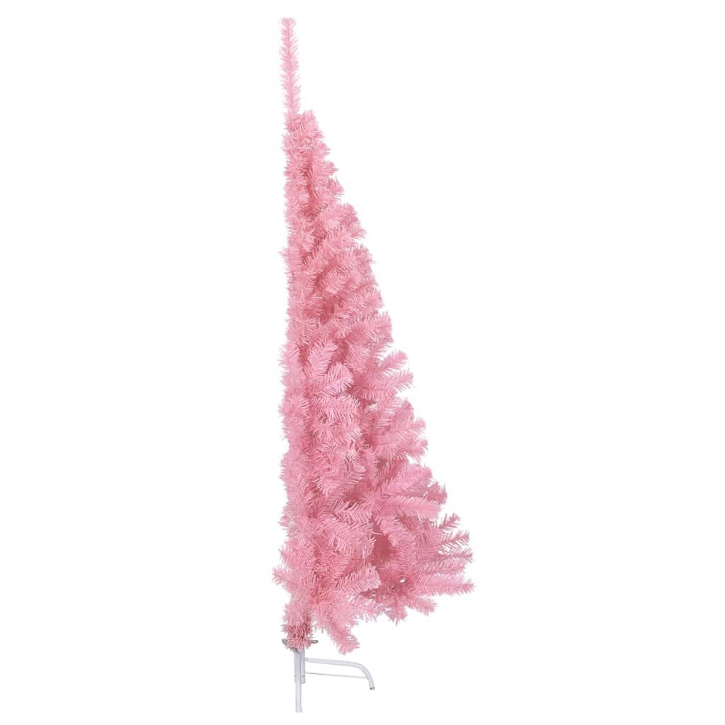 Roze Half Kunstkerstboom 120 cm - Nu 35% Korting!
