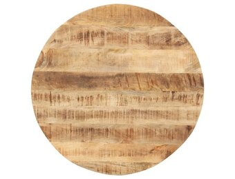 vidaXL Rond Tafelblad Mangohout 60cm - 35% Korting!