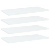 vidaXL Wandschappen 4 st 60x30cm spaanplaat wit - 55% Korting!