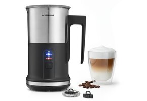 Inventum MK350 Melkopschuimer - 59% Korting! Zwart/RVS