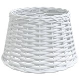 vidaXL Plafondlampenkap Wicker Wit Ø38x23 cm - 76% Korting!