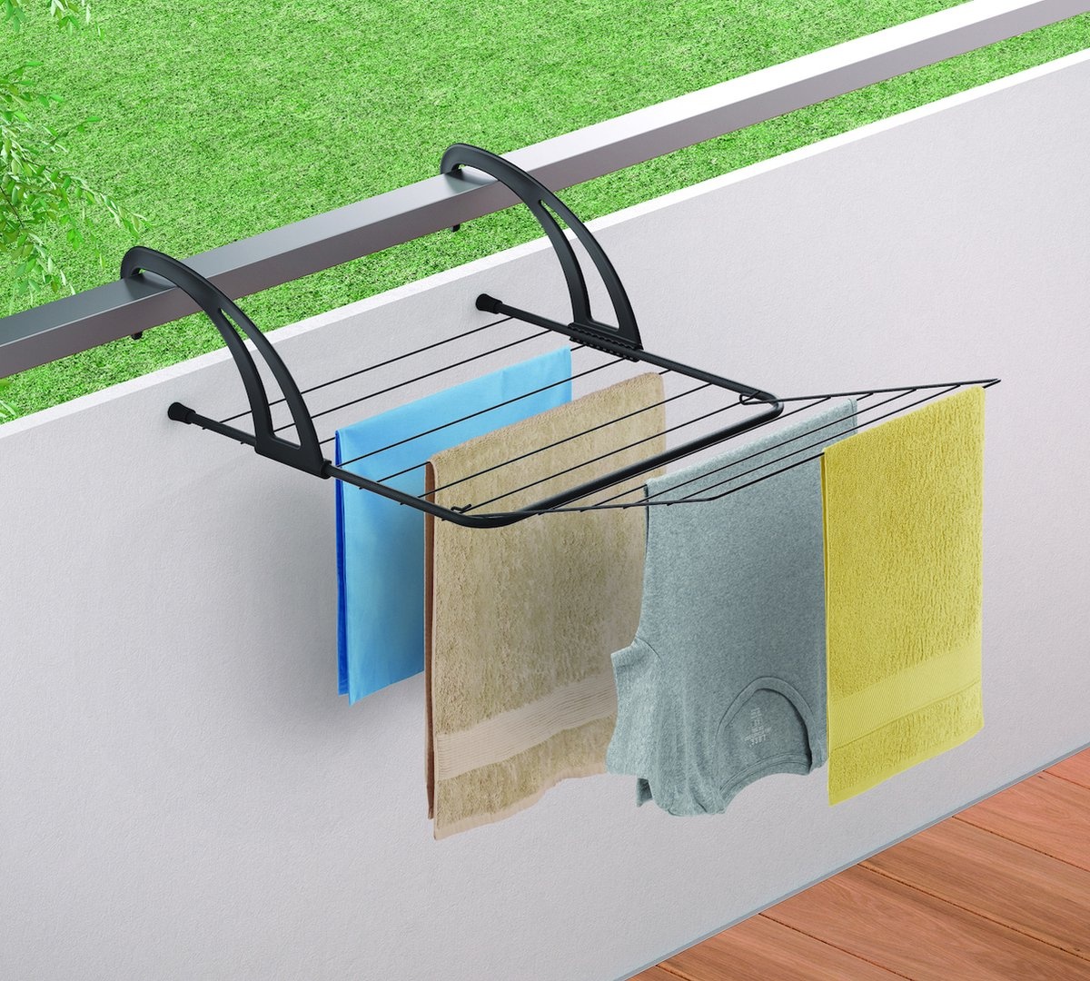 Tomado Seram Hangdroogrek - 7m drooglengte - Matzwart - 32% Korting!