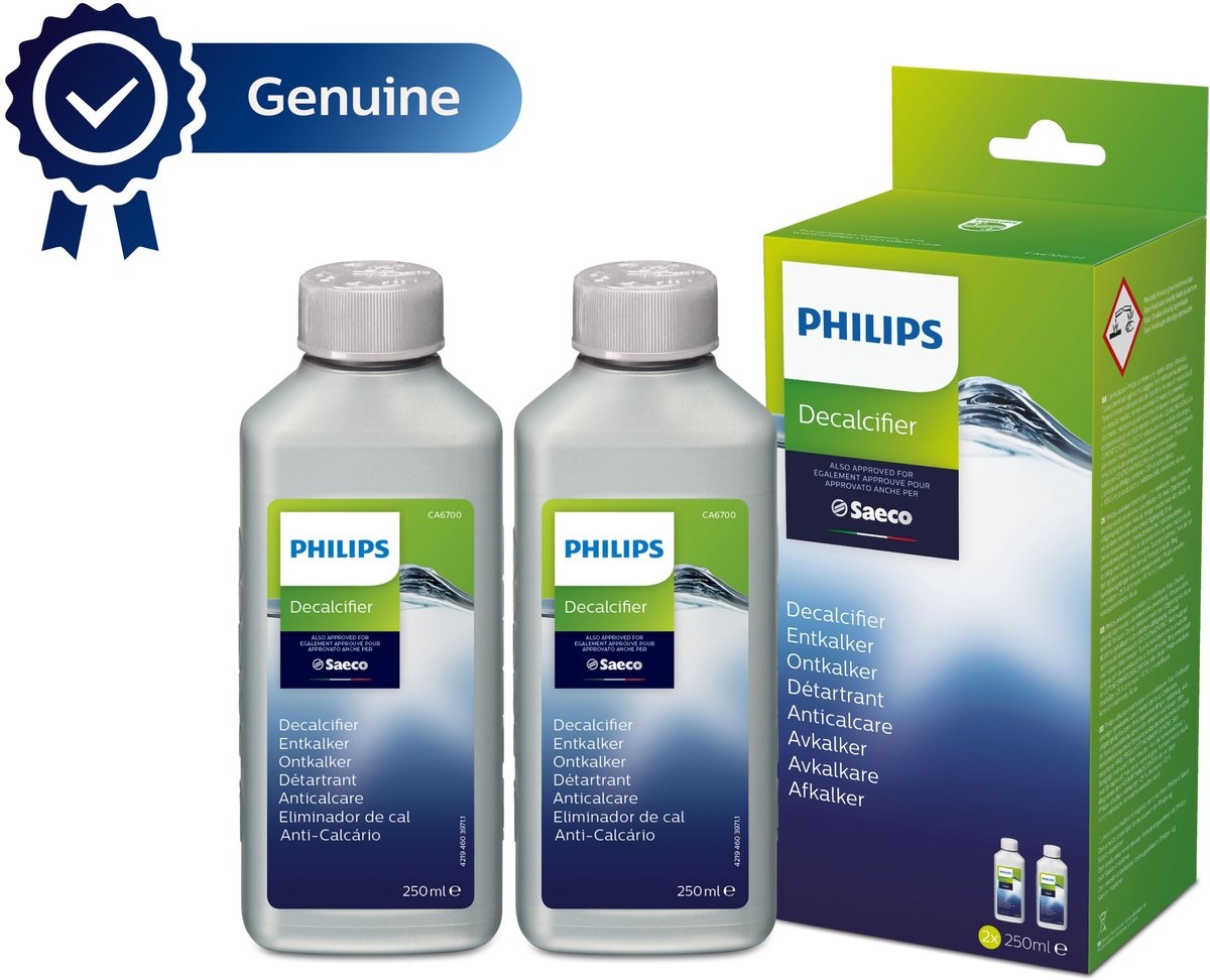 Saeco Philips Koffiemachine Ontkalker 2x250ml - 35% Korting