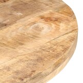 vidaXL Eettafel Ruw Mangohout 80cm - 35% Korting!