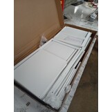 vidaXL Hoge Kast - 36x39x123 cm - Koudgewalst Staal Wit - 55% Korting!