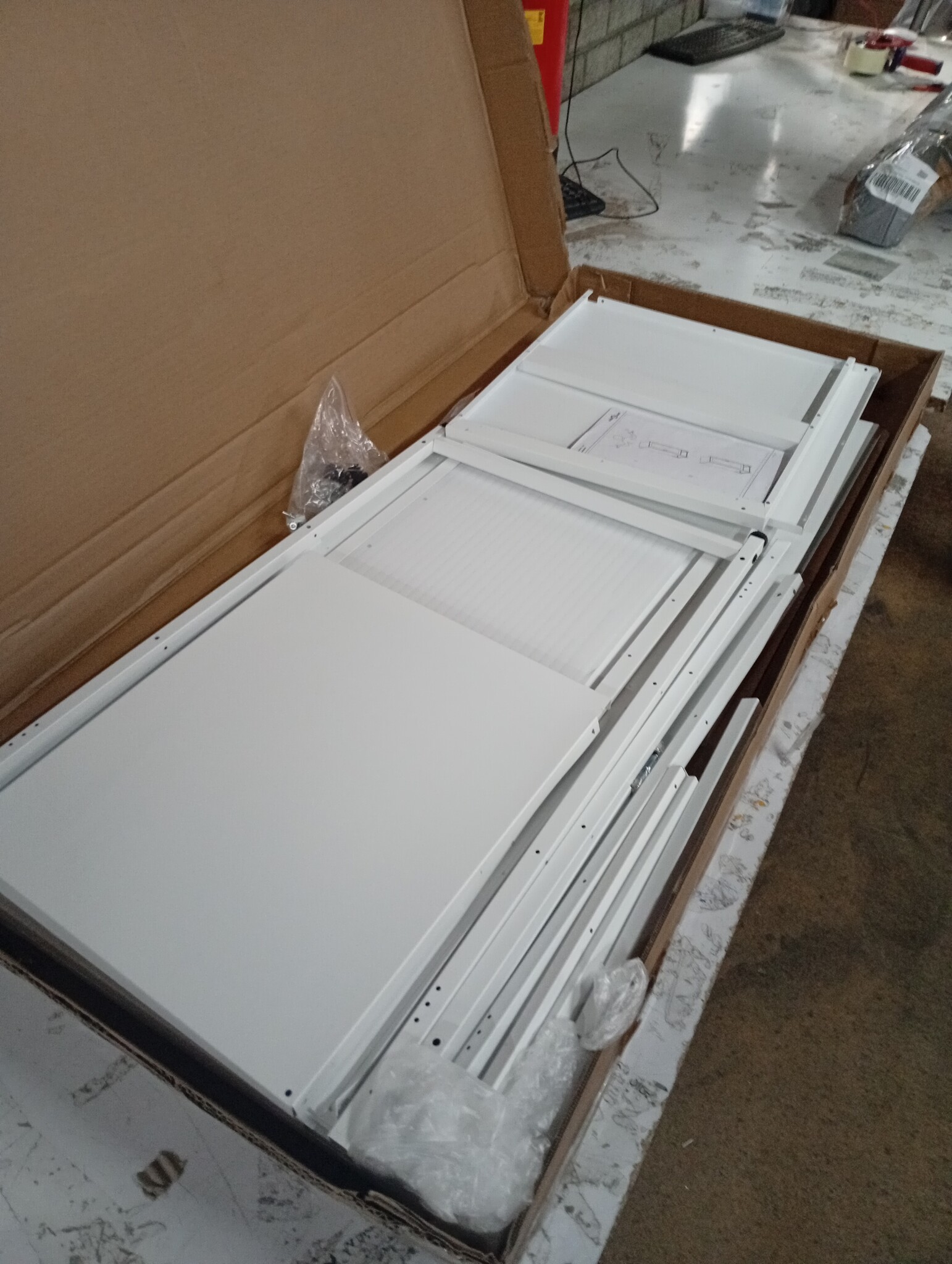 vidaXL Hoge Kast - 36x39x123 cm - Koudgewalst Staal Wit - 55% Korting!