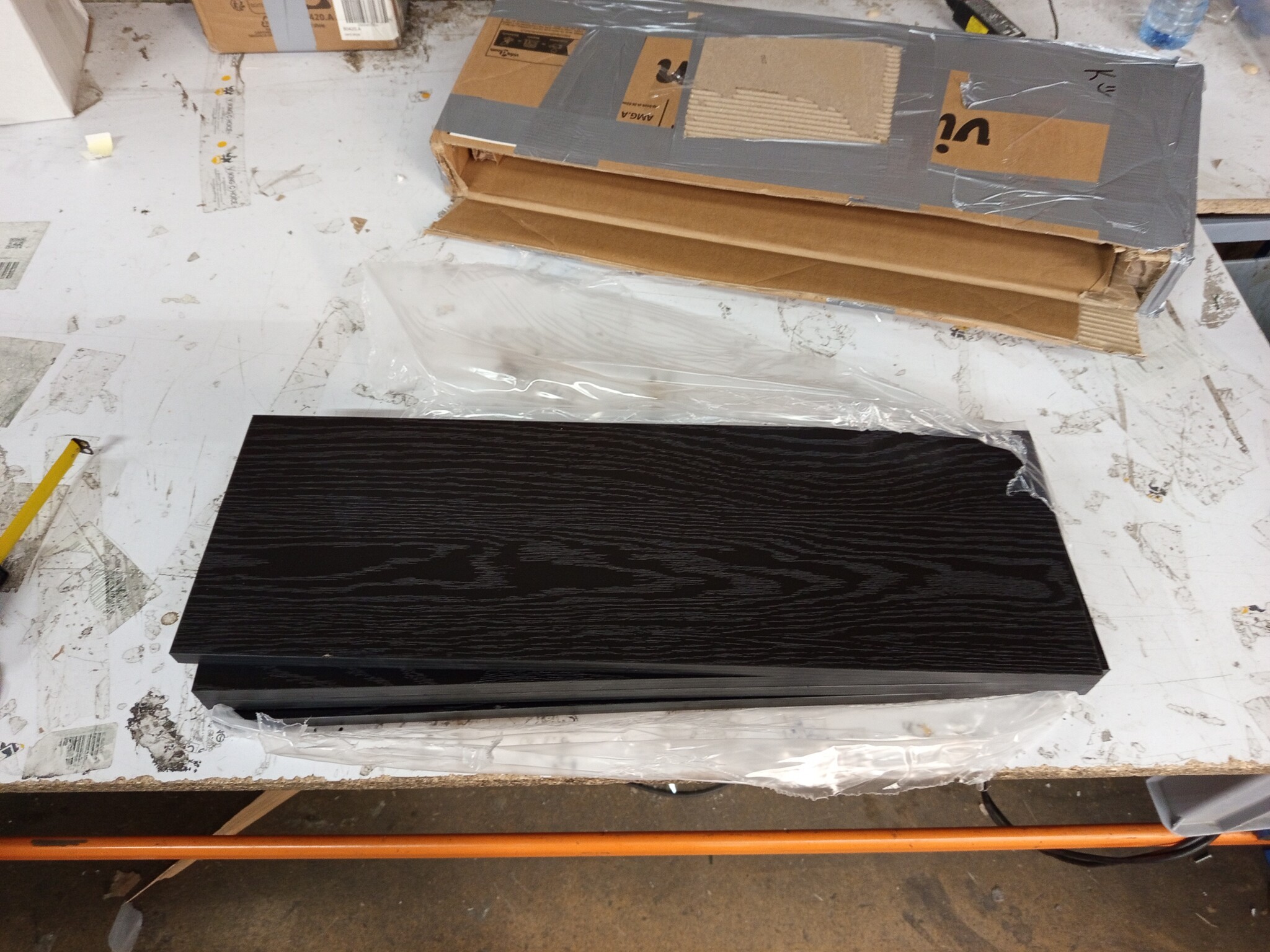 vidaXL Boekenplank Bord (4st.) Zwart - 55% Korting