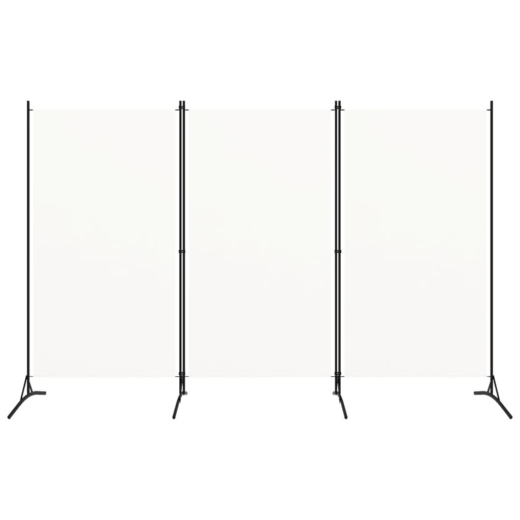Kamerscherm 3 panelen 260x180 cm Wit - 35% Korting!
