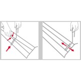 Tomado Iseo Droogrek - 2m drooglengte - Wit - Inklapbaar - 35% Korting!