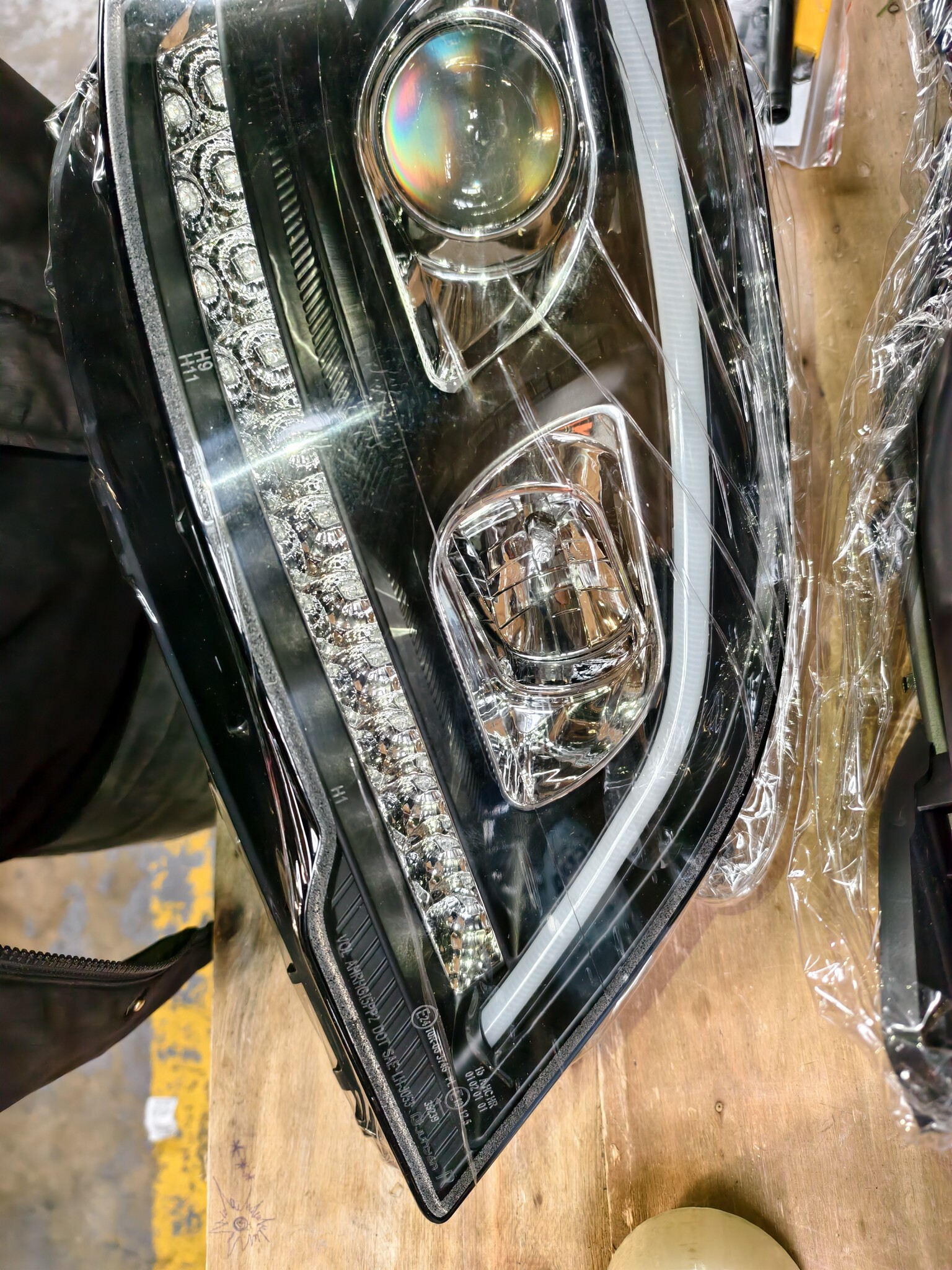 Koplampen Mercedes W164 ML M-klasse (09-11) Zwart - 70% Korting!