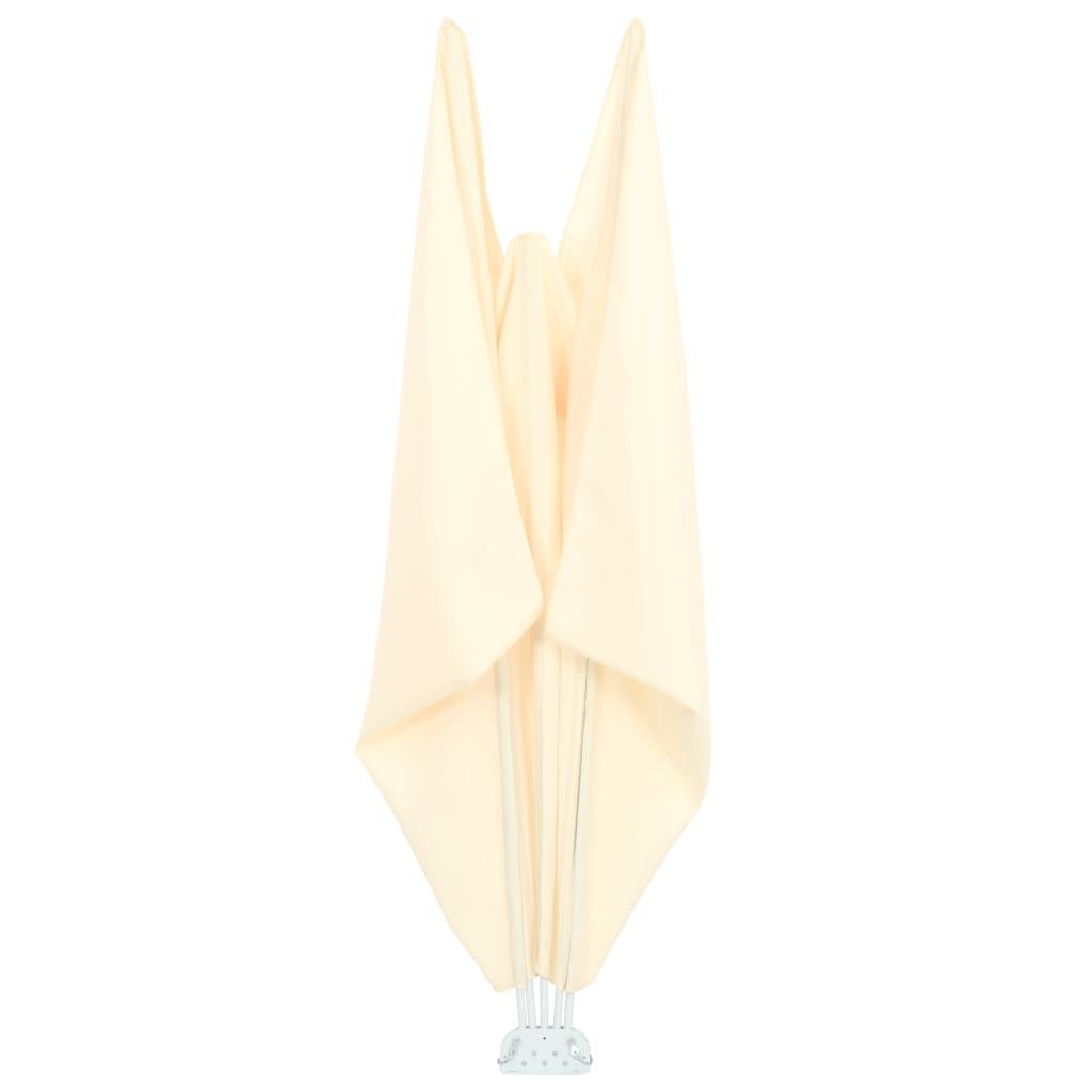 vidaXL Terrasscherm inklapbaar 400x200 cm Crème - 35% Korting!