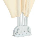 vidaXL Terrasscherm inklapbaar 400x200 cm Crème - 35% Korting!