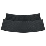 vidaXL Tuinbartafel 120x55x110 cm poly rattan zwart - 30% Korting