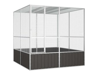 vidaXL Vogelkooi Antraciet - 50% Korting!