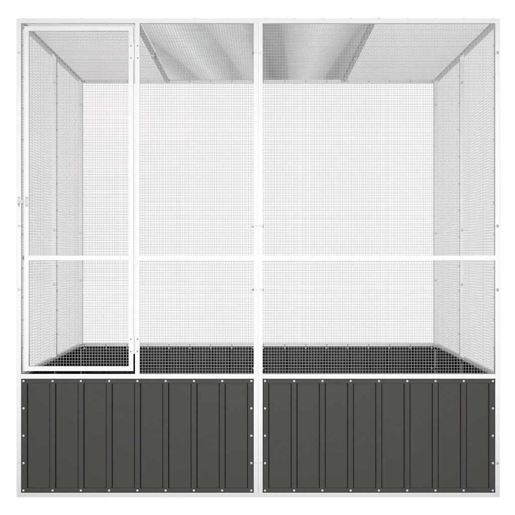 vidaXL Vogelkooi Antraciet - 50% Korting!