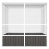 vidaXL Vogelkooi Antraciet - 50% Korting!