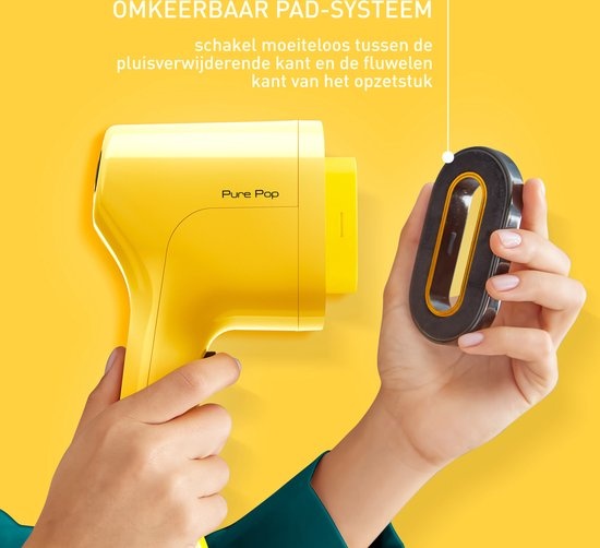 Tefal Pure POP DT2026 Kledingstomer - 1300W - Manhattan Yellow - 35% Korting