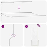 Markies Wit 4 x 3m Metaal - 35% Korting!