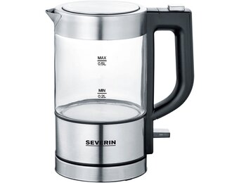 Severin WK 3472 Waterkoker 0.5L - Glas - 57% Korting