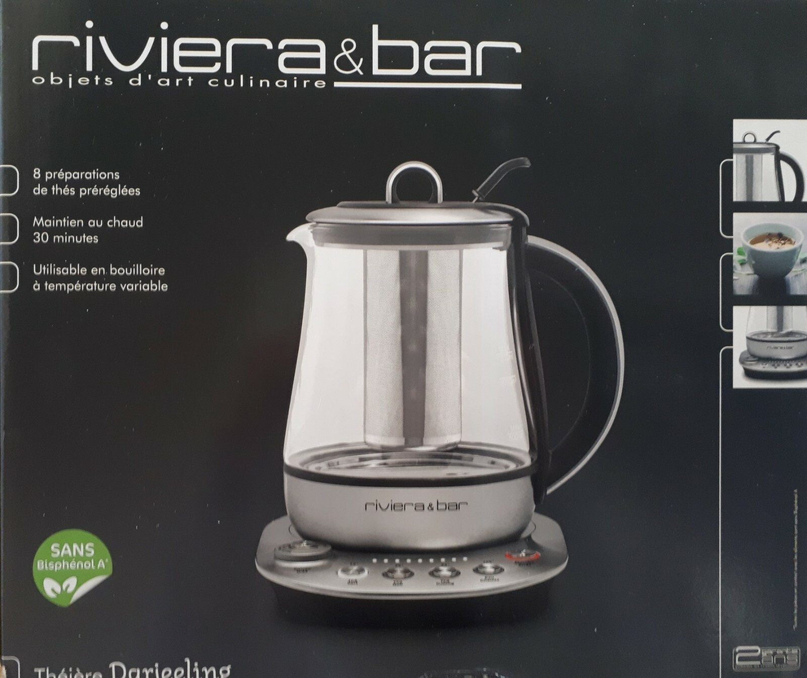 Riviera & Bar BTH340 Théière - Wit | 30% Korting