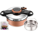 SEB Autocuiseur ClipsoMinut Duo Copper 5L - 30% Korting!